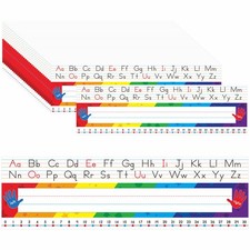 40 PCS Desk Nameplates, Waterproof Name Tags with 12" x 3.5", Alphabet a