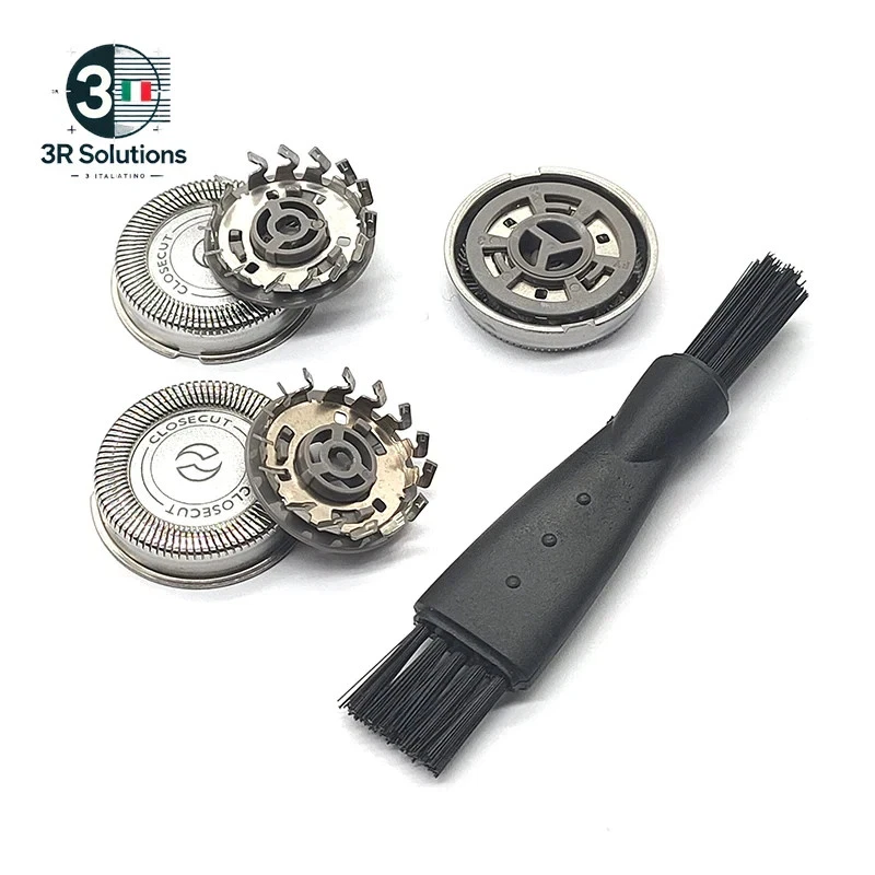 3 Pz HQ3 HQ4 Testina Di Ricambio Lama Di Rasoio Philips Rasoio HQ56 HQ55 HQ4 IT - Immagine 4 di 4