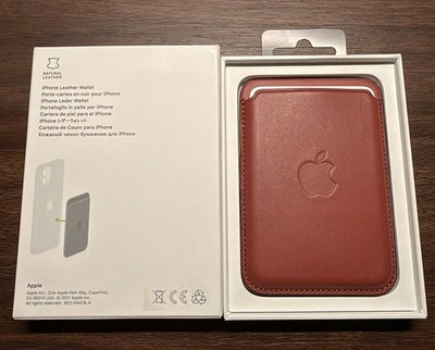 Geniune Apple Leather Wallet with MagSafe for Apple - MK0E3ZM/A | Color: Arizona