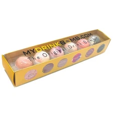 My Drink Bomb The Original Cocktail Bomb Set 6 Flavors Party Bar Mixology