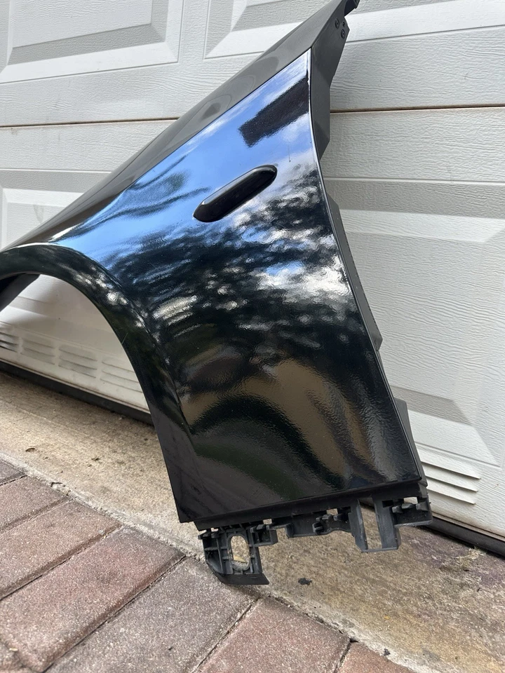 07-13 OEM BMW E92 E93 328 330 335 Left Driver Side Fender Panel Black 668 - Image 3 of 4