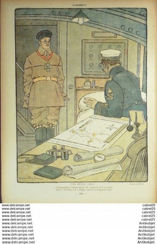 La Baionnette 1916 # 051 (Les Pirates) Harley Cappiello Iribe Leroy - Picture 4 of 7