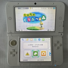 Nintendo 3DS LL XL console Mint x white Japanese model Very Good+ Condition!!!!!