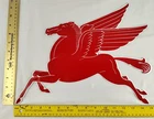Vintage Pegasus Mobil Oil Porcelain Sign 15 x 12"