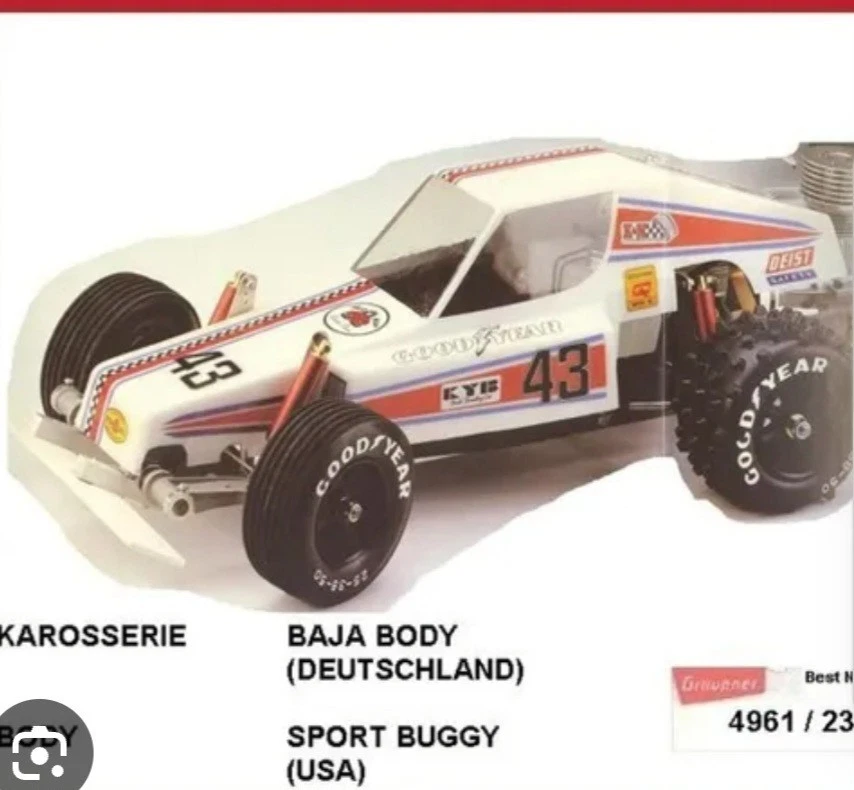 Graupner Kyosho Baja Body Buggy Vintage 1/8 - Bild 2 von 4