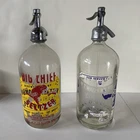 ANTIQUE SELTZER BOTTLES / VINTAGE SELTZER BOTTLES / BIG CHIEF - COCA COLA !