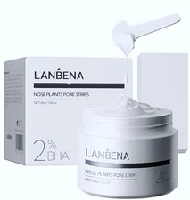 LANBENA 2.0 Blackhead Remover, Nose Plants Pore Strips Deep Cleansing Peel off M