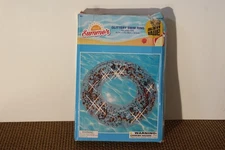 NIP Inflatable Glitter Swim Ring, 30" Hello Summer brand Ring Float