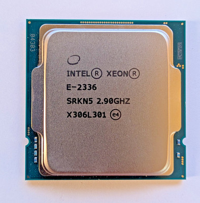 Intel XEON CPU E-2336 2,9 GHz 6-core Boost - 4,8 GHz wie NEU - tray