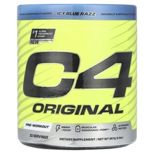 C4  Original, Pre-Workout, Icy Blue Razz, 9.4...