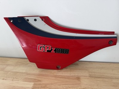 1983 - 1985 Kawasaki GPZ1100 Left Side OEM Cover Panel RED GPZ 1100  36001-1204