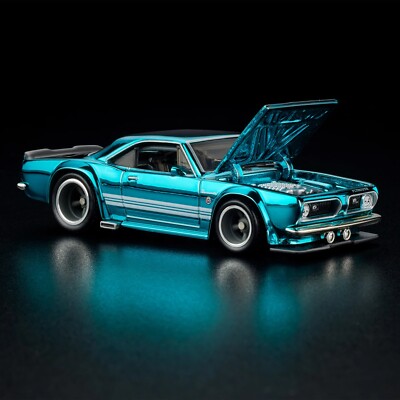Hot Wheels RLC Exclusive TEAL 1968 Custom Plymouth Barracuda New