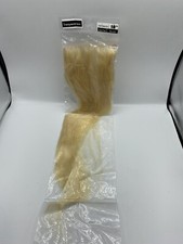 18in Human Hair Blonde Free Part Transparent Lace Straight Blonde Closure 5x5