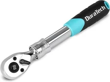 DURATECH 3/8-Inch Drive Extendable Ratchet 90-Tooth Quick-release Reversible