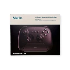8BitDo 80NA Ultimate Wireless Bluetooth Controller With Charging Dock (Black)