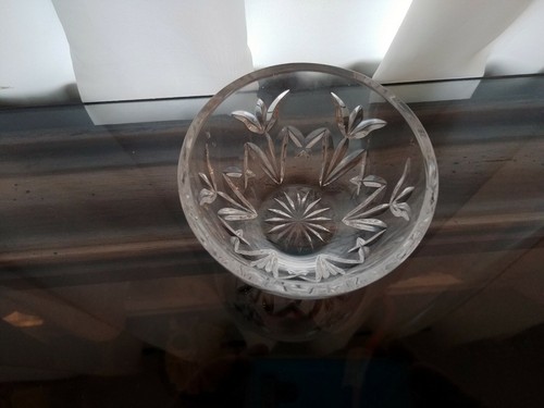 Vintage Waterford Cut Crystal THANK YOU Vanity Dish - Picture 8 of 8
