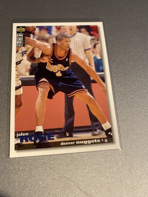 1995 Upper Deck Jalen Rose 29 1 Rookie Excellent Card EBay