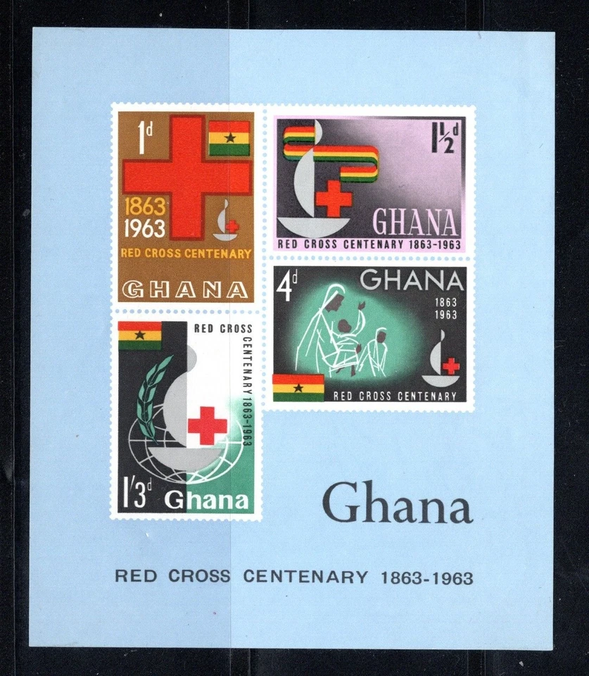 RED CROSS 1963 OMNIBUS ISSUES MINT AND USED -SEE SCANS-STAMPS ONLY A FEW 1970 - Image 4 of 4