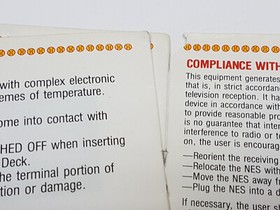 Racket Attack Authentic Original NES Nintendo Manual Only *