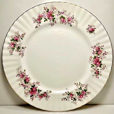 Royal Albert Lavender Rose Dinner Plate 10 3/8'' Older Backstamp