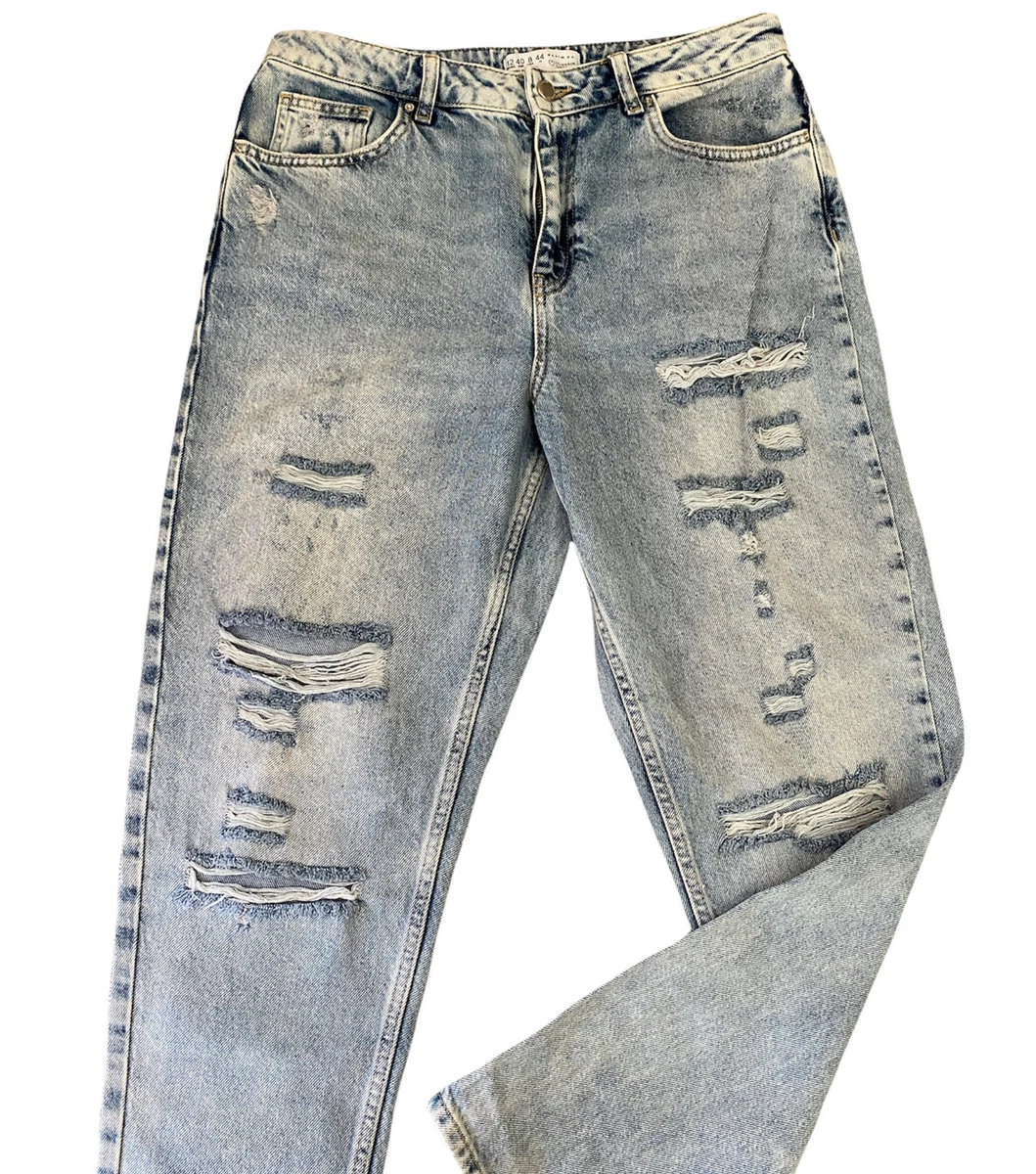 primark blue ripped jeans