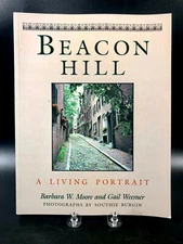 Signed Beacon Hill A Living Portrait PB Barbara Moore 1995  Boston Massachusetts