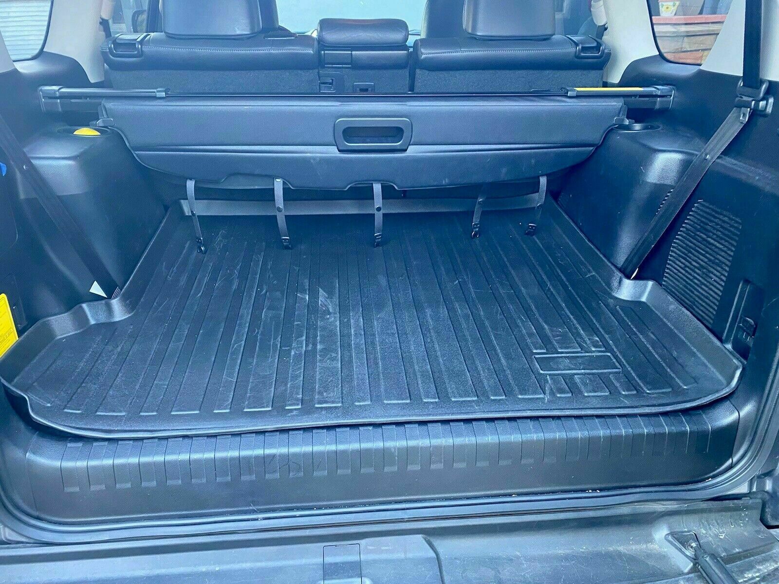 Custom Fit Black Waterproof Rear Cargo Mat For Honda Civic 2012-2015 & Acura ILX 2013-2021 - Heavy Duty Trunk Liner