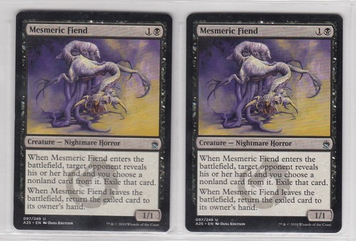 Magic 2x Mesmeric Fiend - Mesmeric Demone 097/249 A25 NC