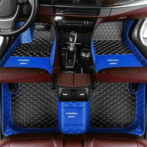 Für Chevy Alle Modelle Luxus Custom Fußmatten Wasserdichte Anti-Rutsch Teppiche - Bild 11 von 34