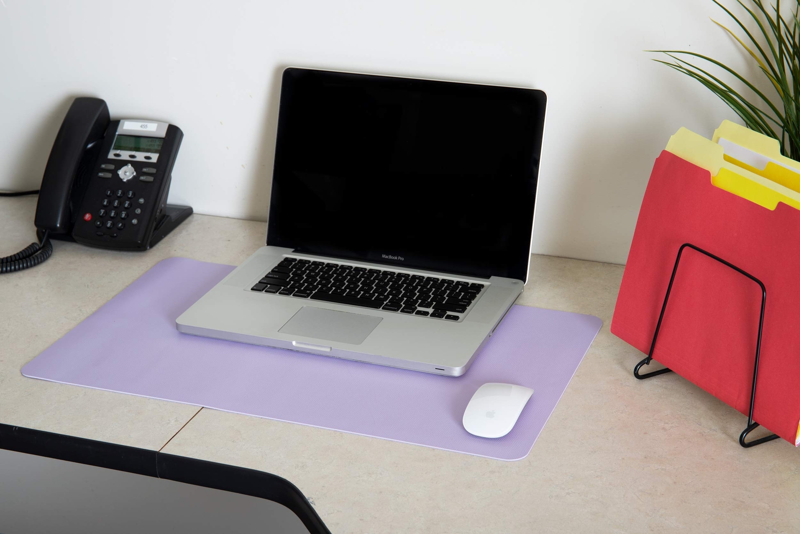 Office Mousepad Protector Non Slip Mat Desk Blotter Gaming Mouse Pad Medium Pink