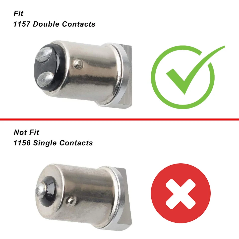 1157 4pc LED Turn Signal Brake Lights For Harley Street Glide Road Glide Special - Image 2 of 4