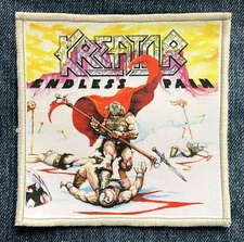 Kreator Endless Pain Sublimated Printed Patch | Teutonic Thrash Metal Band Logo