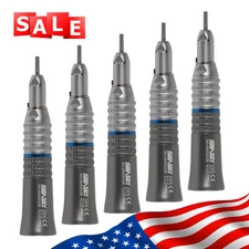 5 Pcs Dental Slow Low Speed Handpiece Straight Nose Cone E-type Fit Prophy Angle