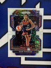 SAM THOMAS 2022 PANINI PRIZM WNBA #148 WHITE SPARKLE SP SSP