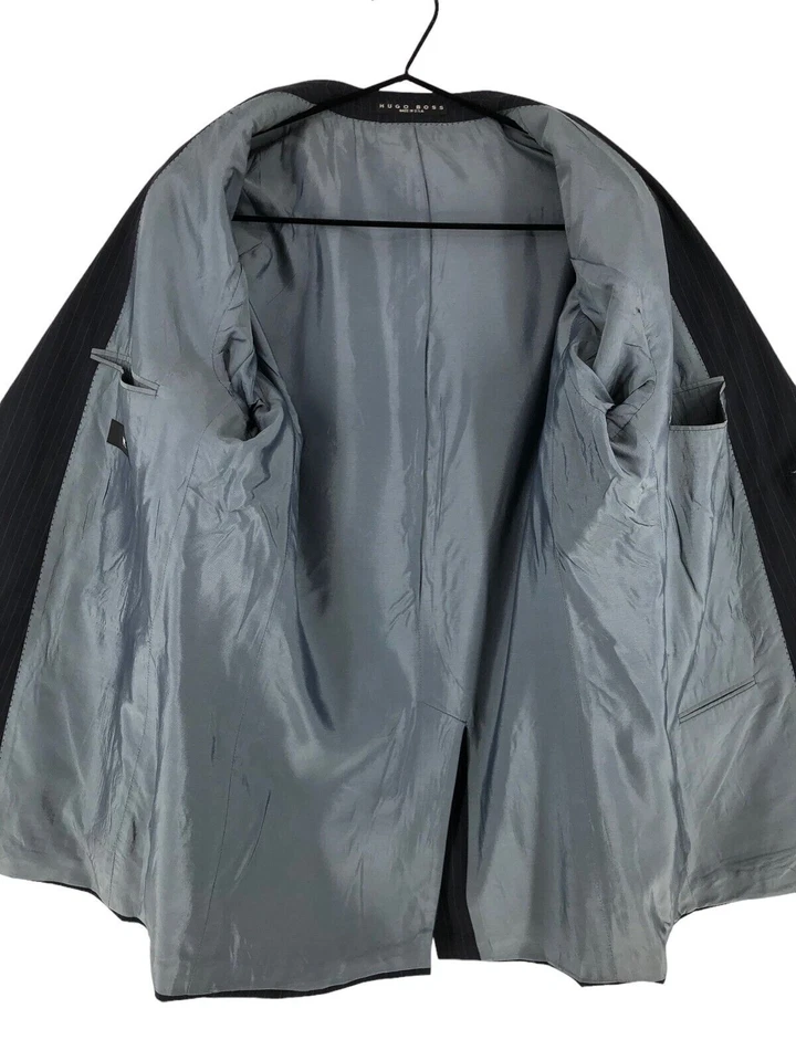 Vintage HUGO BOSS Blazer Jacket 100% Wool Men's Size 40R - M - Image 3 of 4