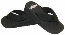 Trendy Design's Black Flip Flops Wedge Low Heel Comfortable US Womens Sz 4-11