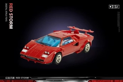 New Transformation toys DX9 toys DX9 D21-02 Red Storm Figure In Stock - Picture 4 of 5