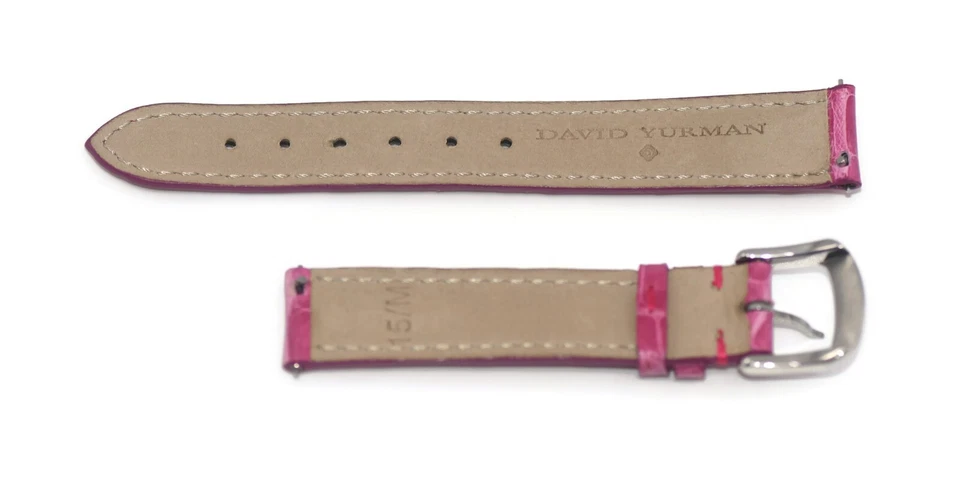 David Yurman Pink Leather Strap 15mm - Image 2 of 2