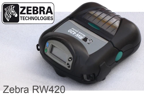 ZEBRA RW420 DRUCKER BATTERIE BLUETOOTH USB LABELPRINTER R4D-0UBA000E-00 TRAGBAR
