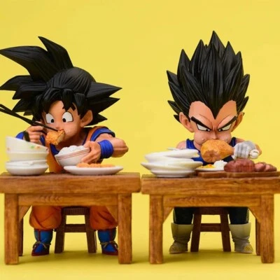 🐉 Figurine de collection Vegeta Son Goku Krilin C18 Gohan Dragon Ball Z DBZ - Photo 1/4