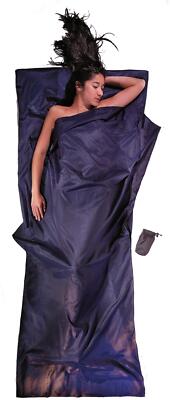 Cocoon TravelSheet Reiseschlafsack, 220x90cm, Seide-Baumwolle, tuareg