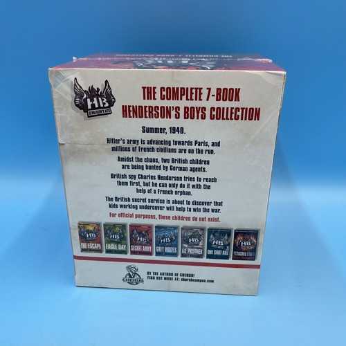 Robert Muchamore Hendersons Boys 7 Books Collection Set Escape, Eagle Day NEW - Foto 4 di 6