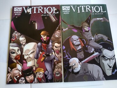 IDW  Vitriol the Hunter 5 and 6 cover by Billy Martin 2013