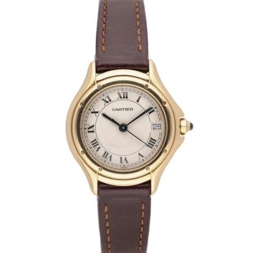 Vintage 1990's Cartier Cougar 117000R Watch 18ct Yellow Gold - Excellent Cond. - Picture 2 of 5