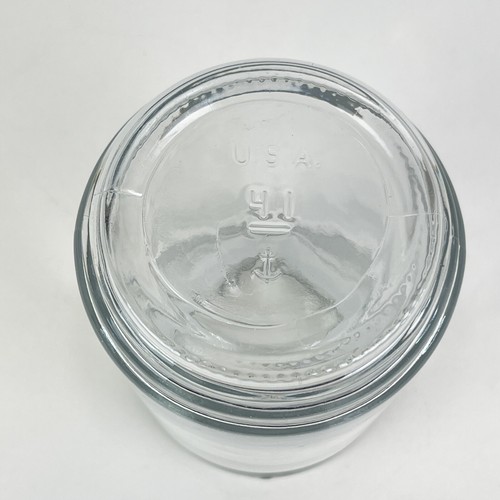 Empty Glass Candle Jar Clear with Suction Lid Airtight 6x3.5” - Picture 2 of 12