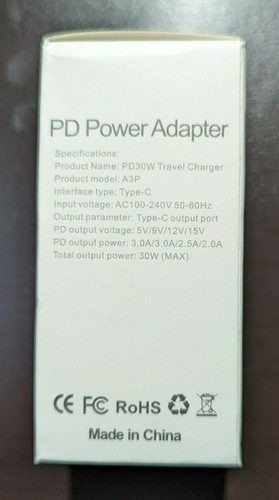BBD (BlueBeat Digital) PD Netzteil 30 Watt, Typ C, 5V, 9V, 12V, 15V - Bild 2 von 4