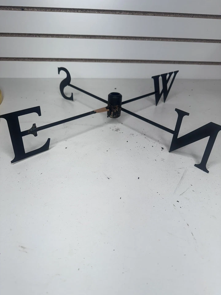 "Veleta rústica de acero direccional para para pararrayos de 3/4"" BLHN" de colección Foto 2 de 4