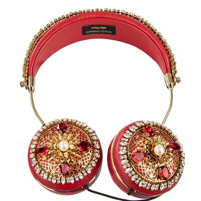 Dolce & Gabbana Floral Crystal Headphones | eBay