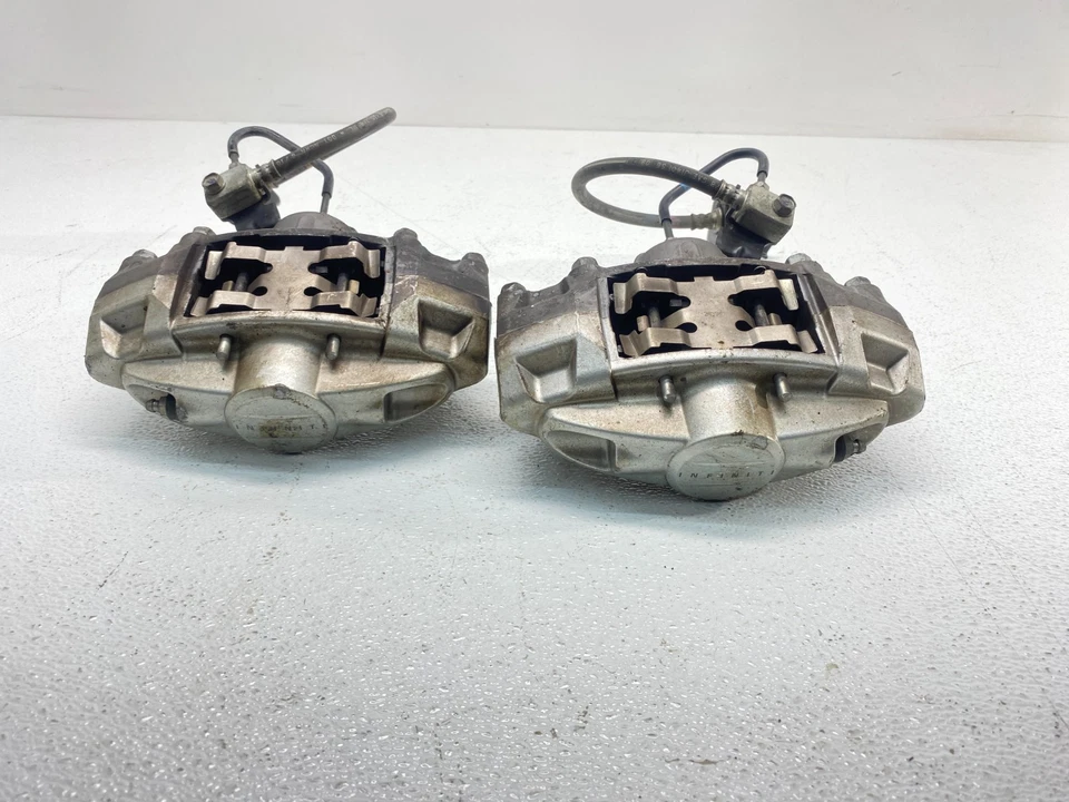 Infiniti Nissan G37 Q70 Q50 Rear Left Right Brake Caliper Shoe Housing Set OEM✅ - Image 3 of 4