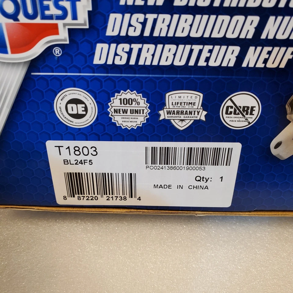 Carquest Premium Distributor T1803 Nuevo Con Tapa y Rotor Se Adapta a GM LT1 5.7L 94-95 Foto 2 de 4